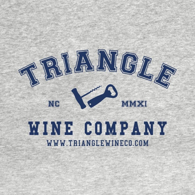 Triangle Wine Company Collegiate Blue by trianglewineco